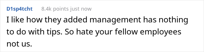Restaurant Won't Give Their New Employees Tips Until They've Worked There For 6 Months, They Will Be Getting A Fixed Amount