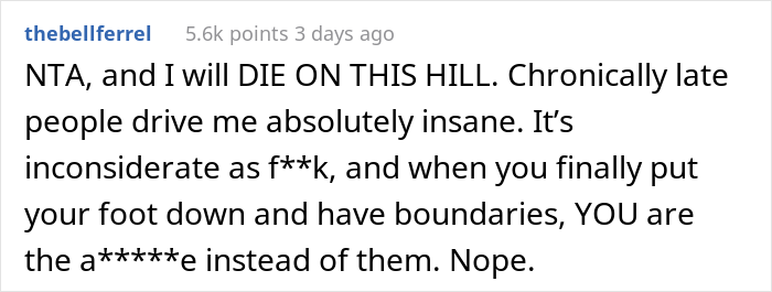 &lsquo;Chronically Late&rsquo; Woman Has An Important Appointment, Her Friend Who Was Supposed To Get Her There Leaves When She&rsquo;s Late