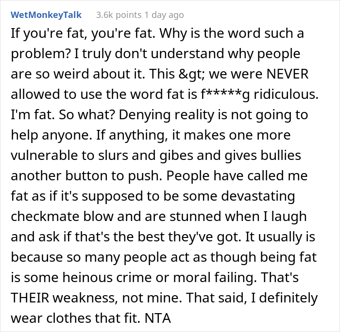 The Internet Shows Support For This Woman Who Called Out Her Overweight Sister For Her Office Job Outfit