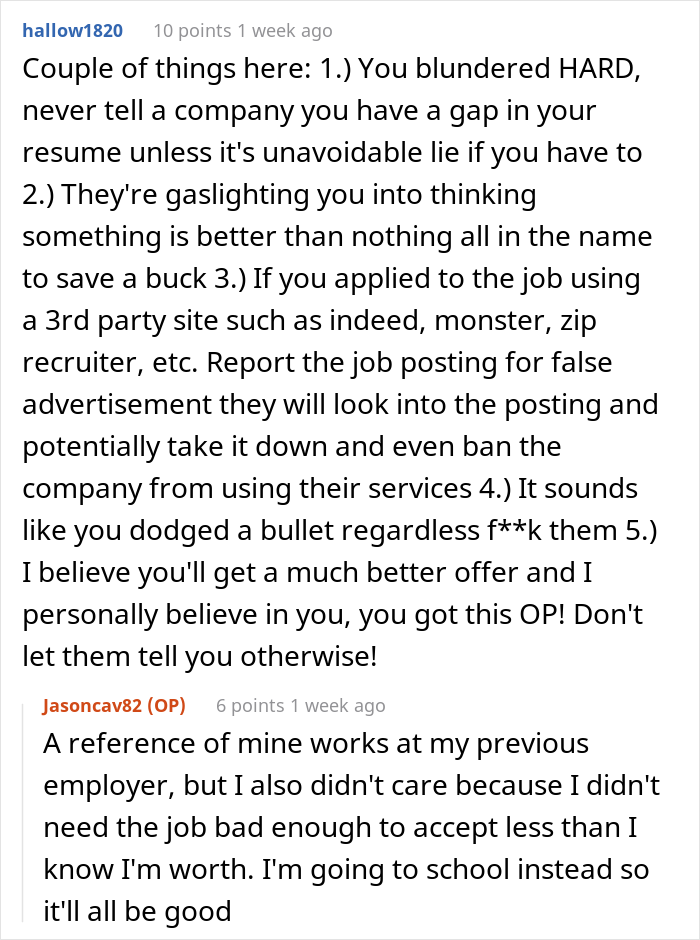 Unemployed Candidate Is Told At The Job Interview That They Should Happily Accept Any Offer Above $0, They Just Stand Up And Leave