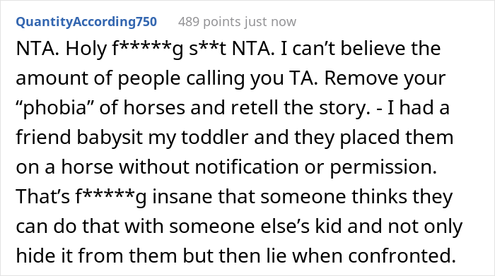Mom Online Asks If She Was Too Harsh To Her Friend After She Confessed Taking Her 4 Y.O. Daughter To See Horses Mom Online Asks If She Was Too Harsh To Her Friend After She Confessed Taking Her 4 Y.O. Daughter To See Horses