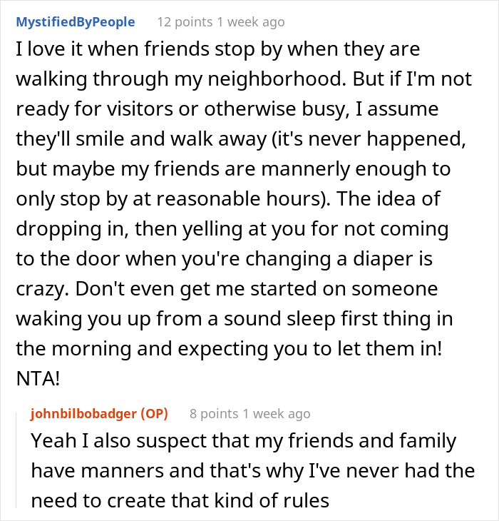 "That Was It": Man Has Had Enough Of In-Laws Visiting Without Notice