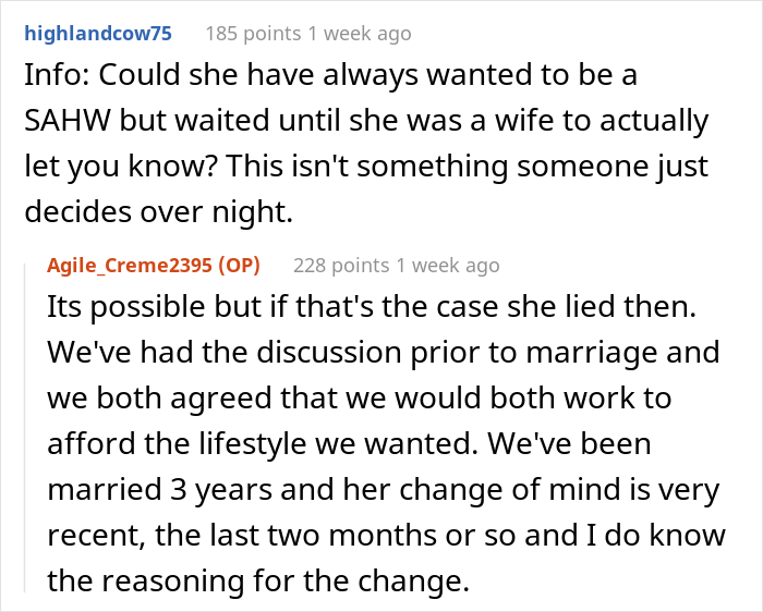The Internet Backs Husband For "Ruining" Family Dinner Because He Is The Only One Not On Board With Wife's Stay-At-Home Idea