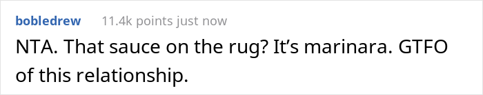 Woman Cooks Dinner For Studying Boyfriend Who &ldquo;Jokingly&rdquo; Addresses Her With A Slur, She Drops It On The Rug And Leaves