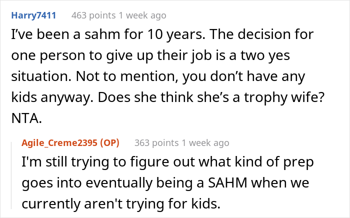 The Internet Backs Husband For "Ruining" Family Dinner Because He Is The Only One Not On Board With Wife's Stay-At-Home Idea