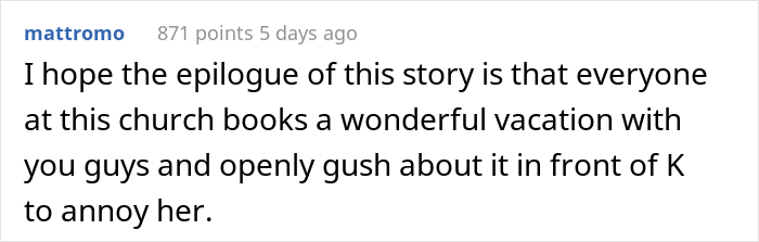 Karen Keeps Demanding Free Things From This Travel Agency Even Though She Already Got A Refund, Gets Embarrassed In Front Of Members Of Her Church