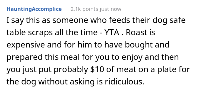 Guy Prepares Dinner For His Girlfriend, Gets Mad When She Decides To Feed Her Dog The Leftovers And Asks Her To Leave