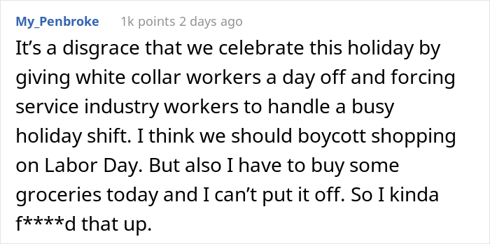 Person Asks The Internet "Can Someone Tell Me Why I&rsquo;m Working On Labor Day?" And People Chime In
