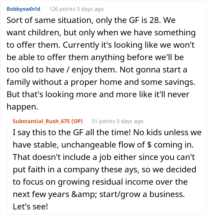 Guy Reveals He&rsquo;s Afraid To Have Kids In Today&rsquo;s Economy, People Chime In With Personal Stories