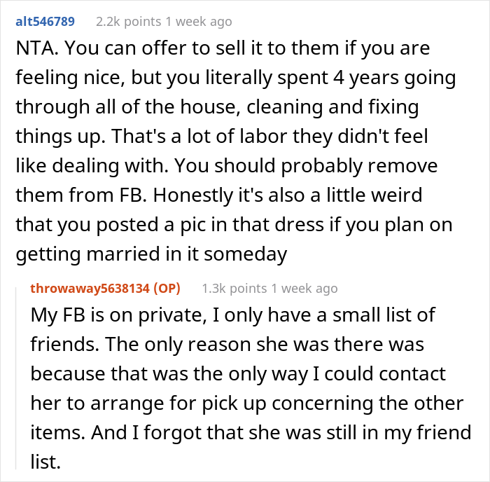 Woman Buys Ex-Hoarder's Home With All Of Their Belongings, Spends 4 Years Cleaning When Relatives Start Demanding Heirlooms They Didn't Want Woman Buys Ex-Hoarder's Home With All Of Their Belongings, Spends 4 Years Cleaning When Relatives Start Demanding Heirlooms They Didn't Want