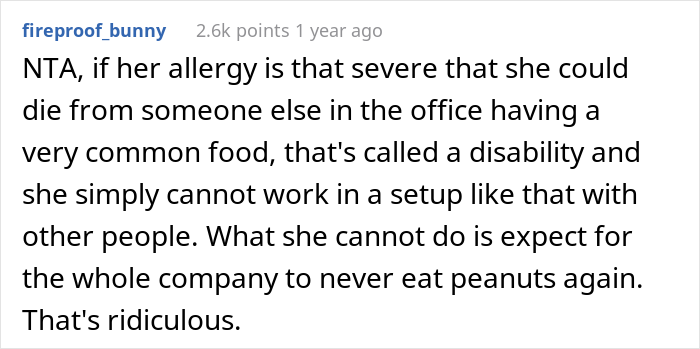 "Am I The Jerk For 'Not Respecting' My Coworker&rsquo;s Peanut Allergy?"