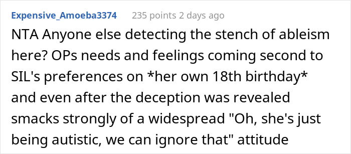 &ldquo;AITA For Leaving After I Found Out My SIL Was Lying About Her Food Allergy?&rdquo;