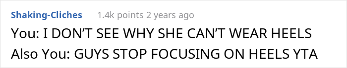 &ldquo;[Am I The Jerk] For Wanting My Girlfriend To Wear Appropriate Shoes To An Event?&rdquo;