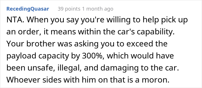 Family Drama Ensues After Brother Refused To Lend His Sibling His New Truck To Transport 3,000 Lb. Of Concrete