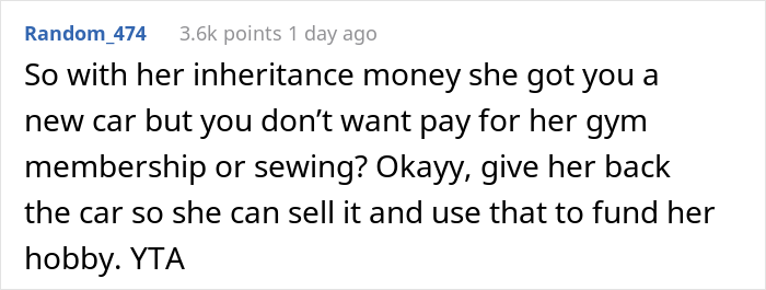 Husband Refuses To Give Jobless Wife Spending Money, Ignoring The Fact That She Used Her Inheritance Money To Buy Them A House And 2 Cars