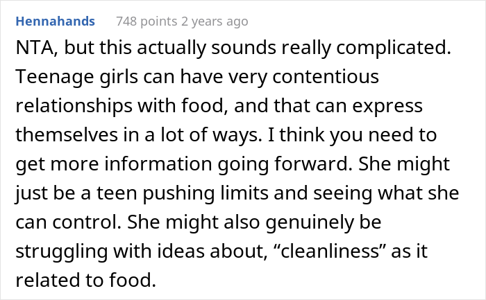 Vegan Teen Expects Everyone To Accommodate Her New Diet And Stop Eating Meat At Home, Dad Disagrees