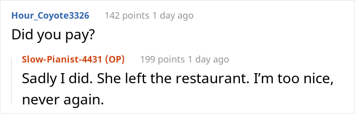 Woman's SIL "Forgets" Her Wallet All The Time When They Go To Restaurants, So She Took It For Her Woman's SIL "Forgets" Her Wallet All The Time When They Go To Restaurants, So She Took It For Her