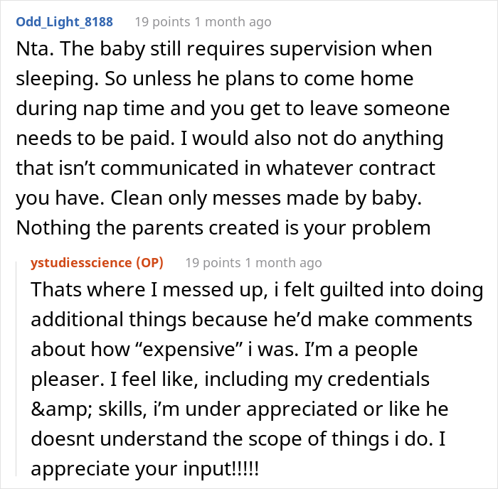 Babysitter Storms Off After Client Calls Her "Expensive" For Charging While Their Baby Sleeps