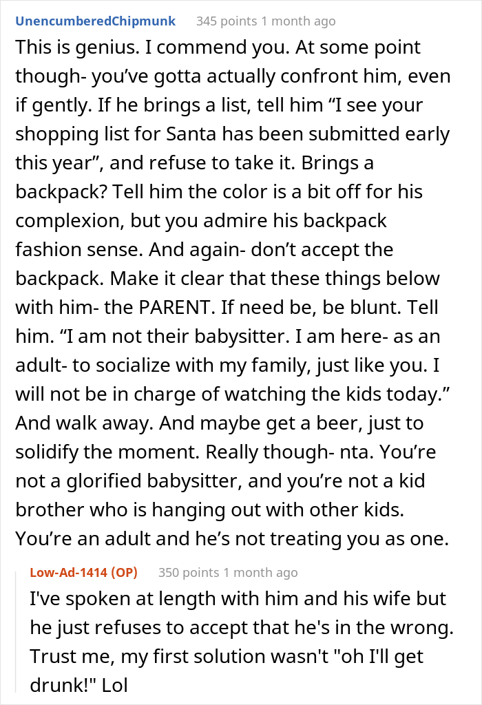 Guy Comes Up With A Brilliant Plan To Intentionally Drink Before Family Gatherings To Dodge Babysitting Duties Which Usually Fall On Him