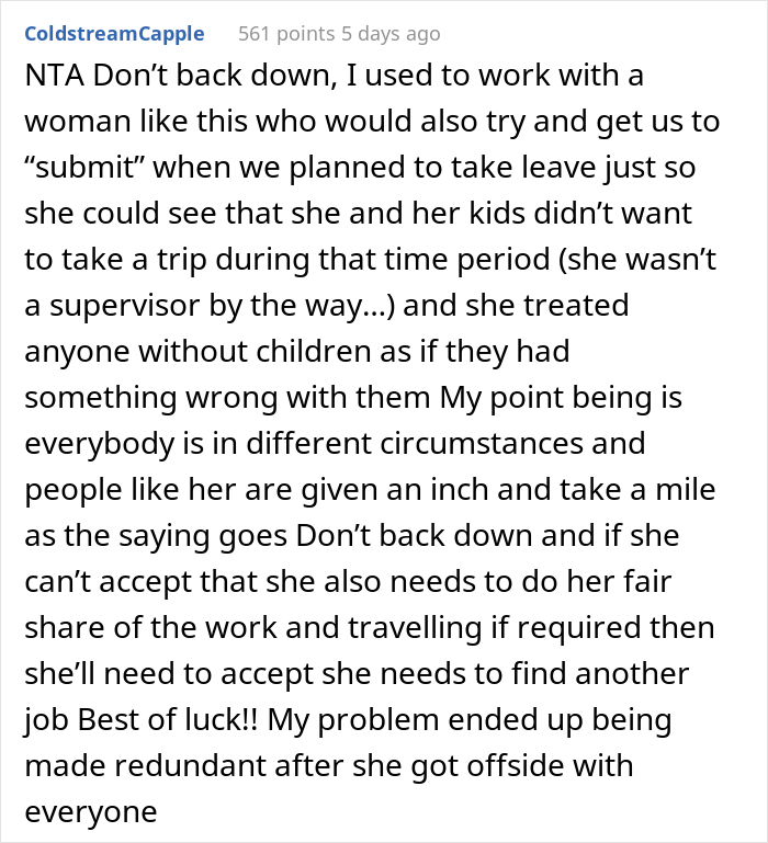 Childfree Woman Wonders If She's A Jerk For Refusing To Help Out Coworker With 5 Kids