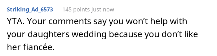Dad Let His Daughter Know He Won&rsquo;t Be Paying For Her Wedding And Refuses To Help Her Further With Student Debt, But Contributes To Stepdaughter&rsquo;s Wedding