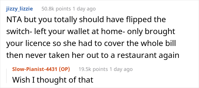 Woman's SIL "Forgets" Her Wallet All The Time When They Go To Restaurants, So She Took It For Her Woman's SIL "Forgets" Her Wallet All The Time When They Go To Restaurants, So She Took It For Her