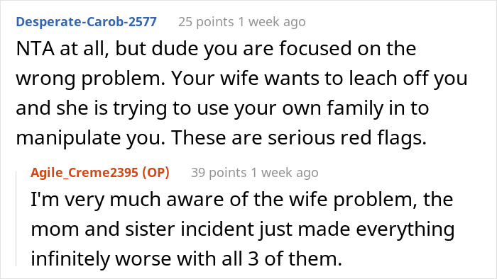 The Internet Backs Husband For "Ruining" Family Dinner Because He Is The Only One Not On Board With Wife's Stay-At-Home Idea