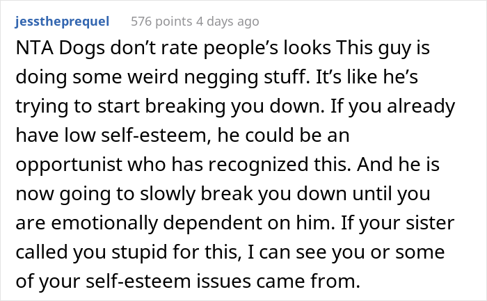 Woman Storms Out From A Dinner With Boyfriend After He Claims His Dog Thinks She's Ugly
