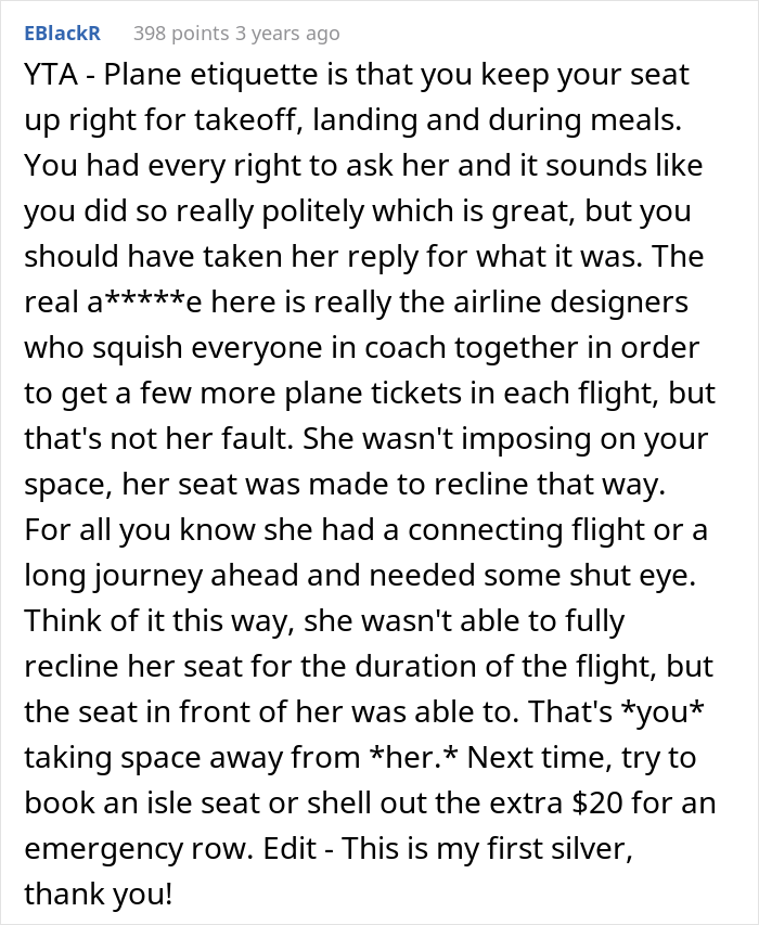 A Tall Passenger Asks Woman To Raise Her Seat Because It&rsquo;s Pressing Their Knees, Woman Refuses, Plane Drama Ensues