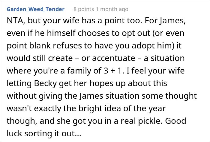 Wife Is Furious After Husband Says He Only Wants To Adopt One Of Her Two Children, But The Internet Supports Him