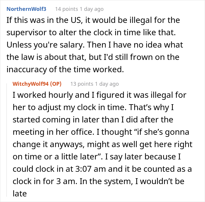 Woman Keeps Taking Advantage Of Coworker&rsquo;s Earliness, Involves Supervisor After Being Confronted About It, Ends Up Regretting It