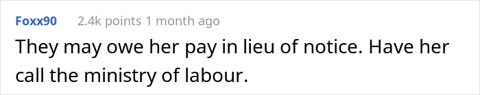 18-Y.O. Upset At Being Fired Straight After Giving Her 2 Weeks&rsquo; Notice, Mom Decides To Expose Employer&rsquo;s Inappropriate Behavior Online