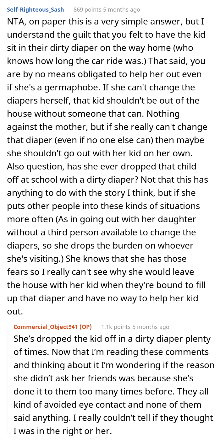 Drama Ensues After Daycare Teacher Refuses To Change Diaper Of Germaphobe Mom's Kid