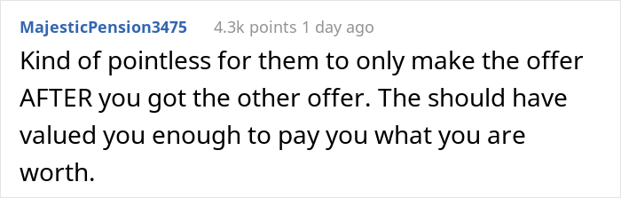 Underpaid Employee Quits And Gets Offered Double The Salary, Teaches Company A Lesson On Valuing Employees Underpaid Employee Quits And Gets Offered Double The Salary, Teaches Company A Lesson On Valuing Employees