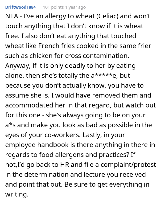 "Am I The Jerk For 'Not Respecting' My Coworker&rsquo;s Peanut Allergy?"
