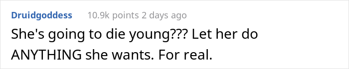 Mom Doesn&rsquo;t Want Her 16 Y.O. Daughter To Drink And Smoke, But Dad Allows Her Because She's Terminally Ill