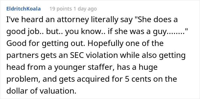 Lawyer Quits After Getting Engaged Caused Her Career To Go Downhill, Sparks A Debate About Sexism In Workplace Lawyer Quits After Getting Engaged Caused Her Career To Go Downhill, Sparks A Debate About Sexism In Workplace