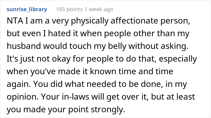 MIL Won&rsquo;t Stop Touching Mom-To-Be&rsquo;s Belly Despite Knowing That It Triggers Her, Gets Publicly Embarrassed