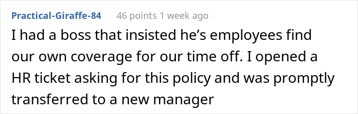 Person Explains Why He Stopped Telling Bosses Why He Needs A Day Off And Why There's Nothing They Can Do About It