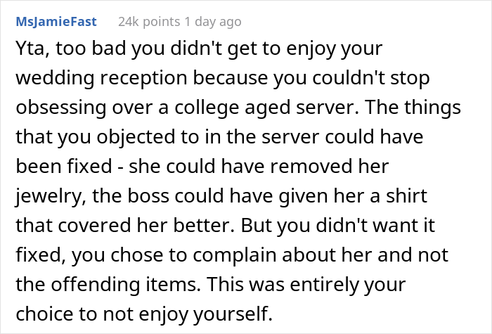 "AITA For Kicking A Server Out Of My Wedding?" "AITA For Kicking A Server Out Of My Wedding?"
