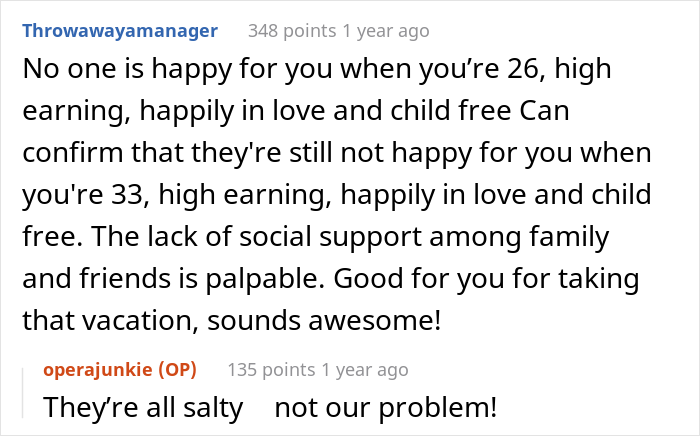 Mother Freaks Out After Finding Out How Much Her Childfree Cousin Spent On A Vacation, Calls Her 'Disgusting'