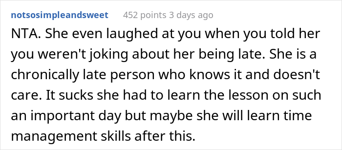&lsquo;Chronically Late&rsquo; Woman Has An Important Appointment, Her Friend Who Was Supposed To Get Her There Leaves When She&rsquo;s Late