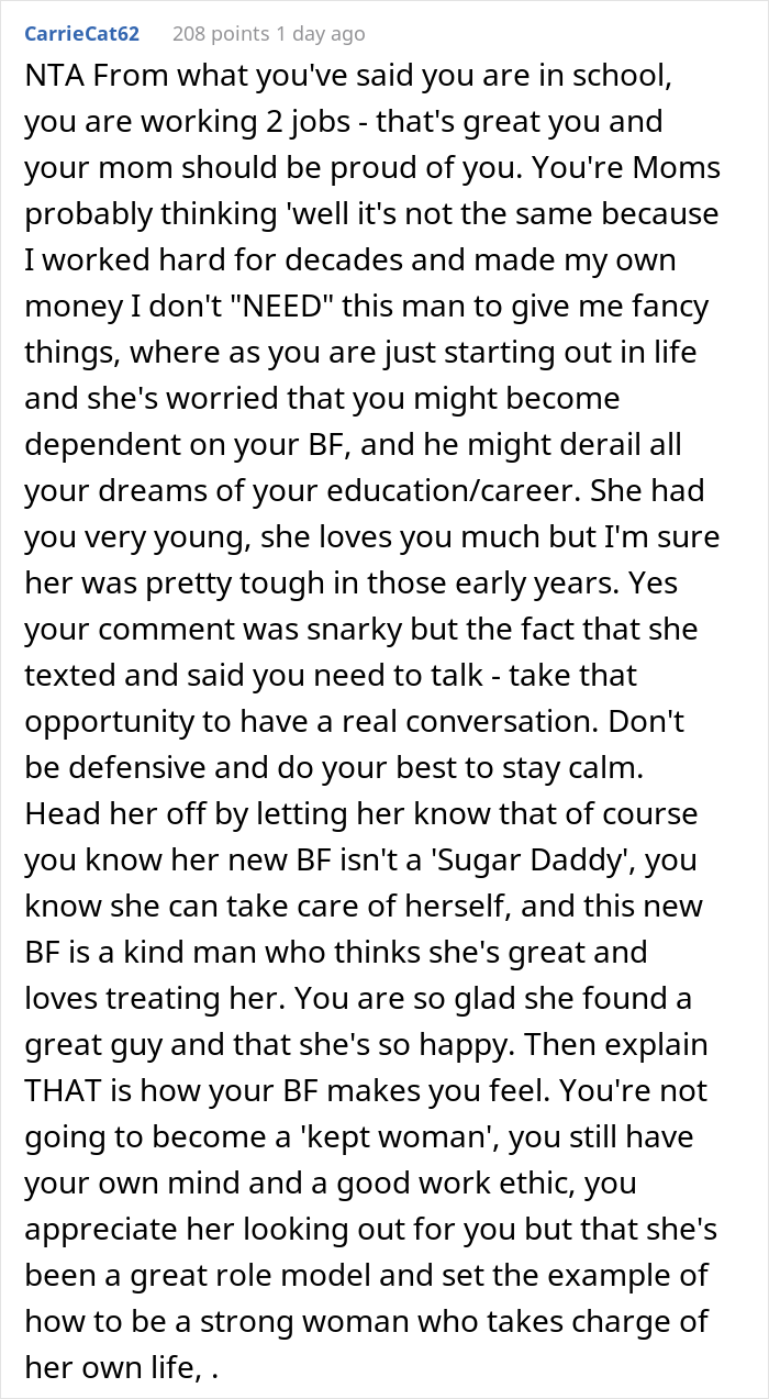 &ldquo;It&rsquo;s Not The Same&rdquo;: Mom Livid Daughter Called Her A &ldquo;Sugar Baby&rdquo; Despite Showing The Same Behaviors Herself