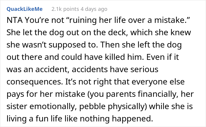 Family Drama Ensues After Daughter Forgets About Their Dog And Costs Family Almost $2,000 In Vet Bills Family Drama Ensues After Daughter Forgets About Their Dog And Costs Family Almost $2,000 In Vet Bills