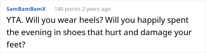 &ldquo;[Am I The Jerk] For Wanting My Girlfriend To Wear Appropriate Shoes To An Event?&rdquo;