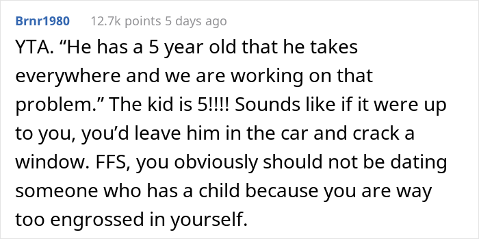 &ldquo;AITA For Telling My Fianc&eacute; He Embarrassed Me When He Started Singing &lsquo;Happy Birthday&rsquo; To His 5 Y.O. Son At The Restaurant?&rdquo;