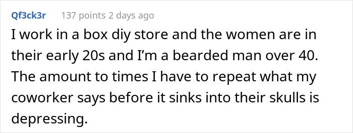 Sexist Customer Demands Female Employee Get "One Of The Boys'', They Maliciously Comply Sexist Customer Demands Female Employee Get "One Of The Boys'', They Maliciously Comply