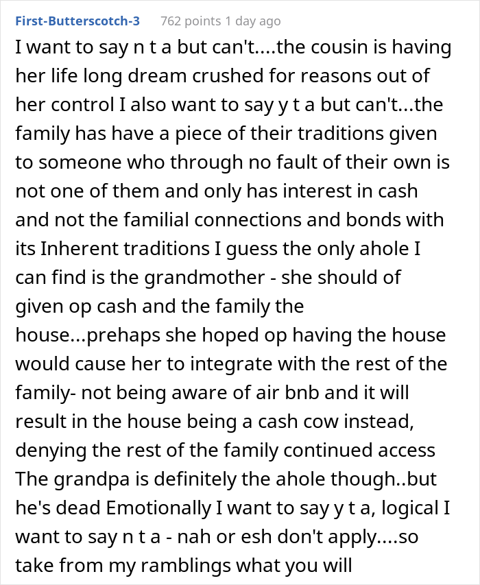 Gay Woman Inherits Summer House, Causes Uproar By Not Letting Her Conservative Family Use It For Free For Weddings