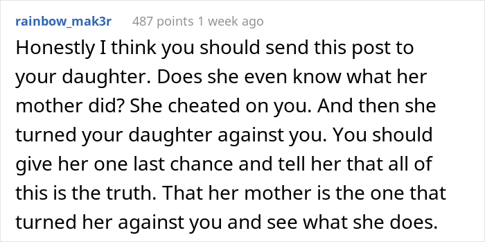 Dad Asks If He's A Jerk For Teaching Daughter A Lesson Of Respect To His New Wife And Kid By Refusing To Pay For Her College