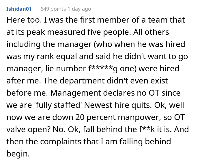 "'You Can't Work Overtime Even Though We're 3000 Behind.' OK, I Won't, Then"